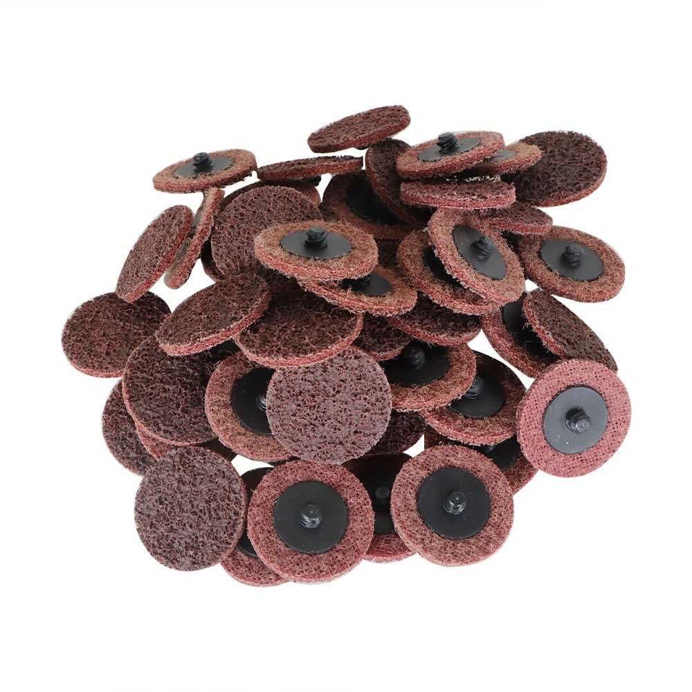50 Pieces 2 Inch Surface Conditioning Discs Roll Lock Die Grinder Sanding Pads