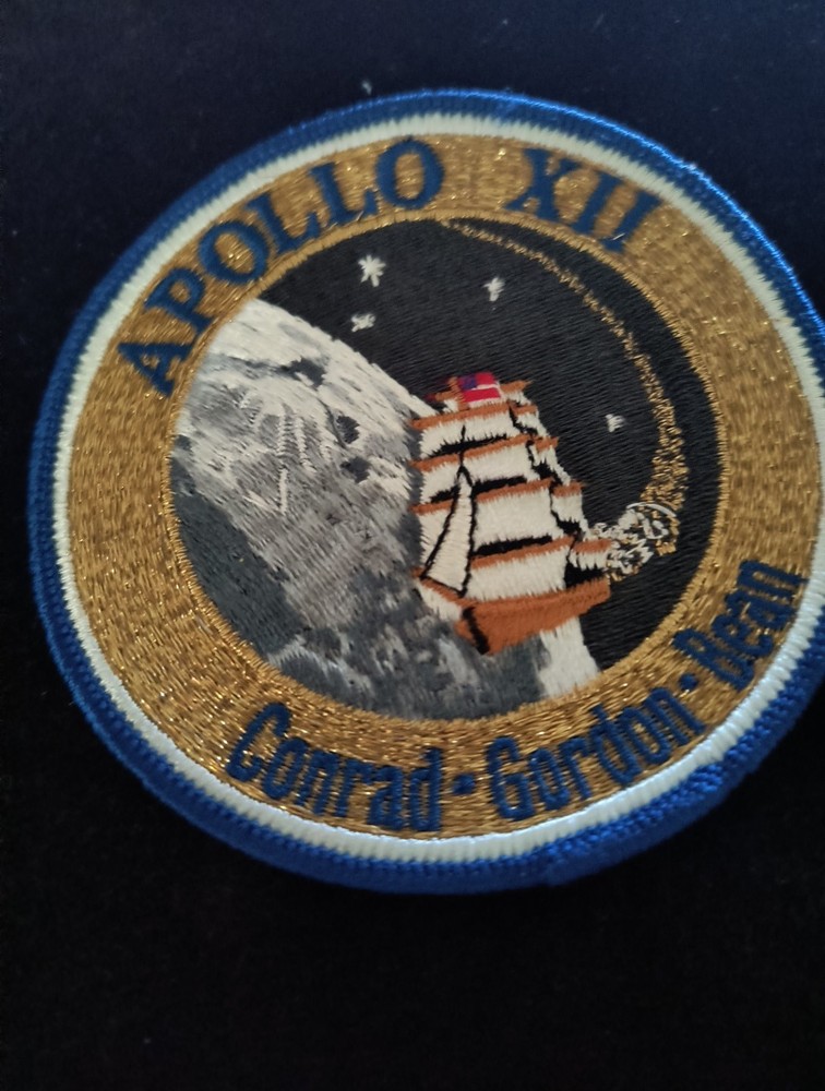 Vintage Apollo 12 Patch Conrad Gordon Bean