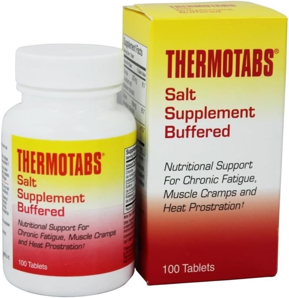 THERMOTABS Salt Supplement Buffered Tablets 100 Tablets (Pack of 2)