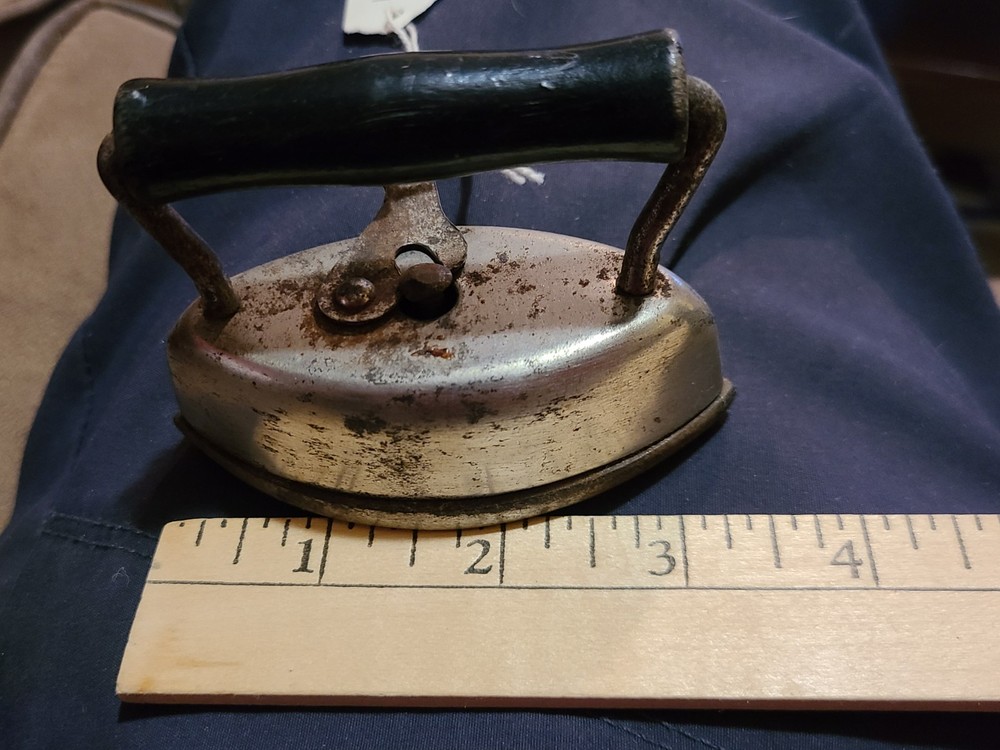 Antique Dover Sadiron and Cover