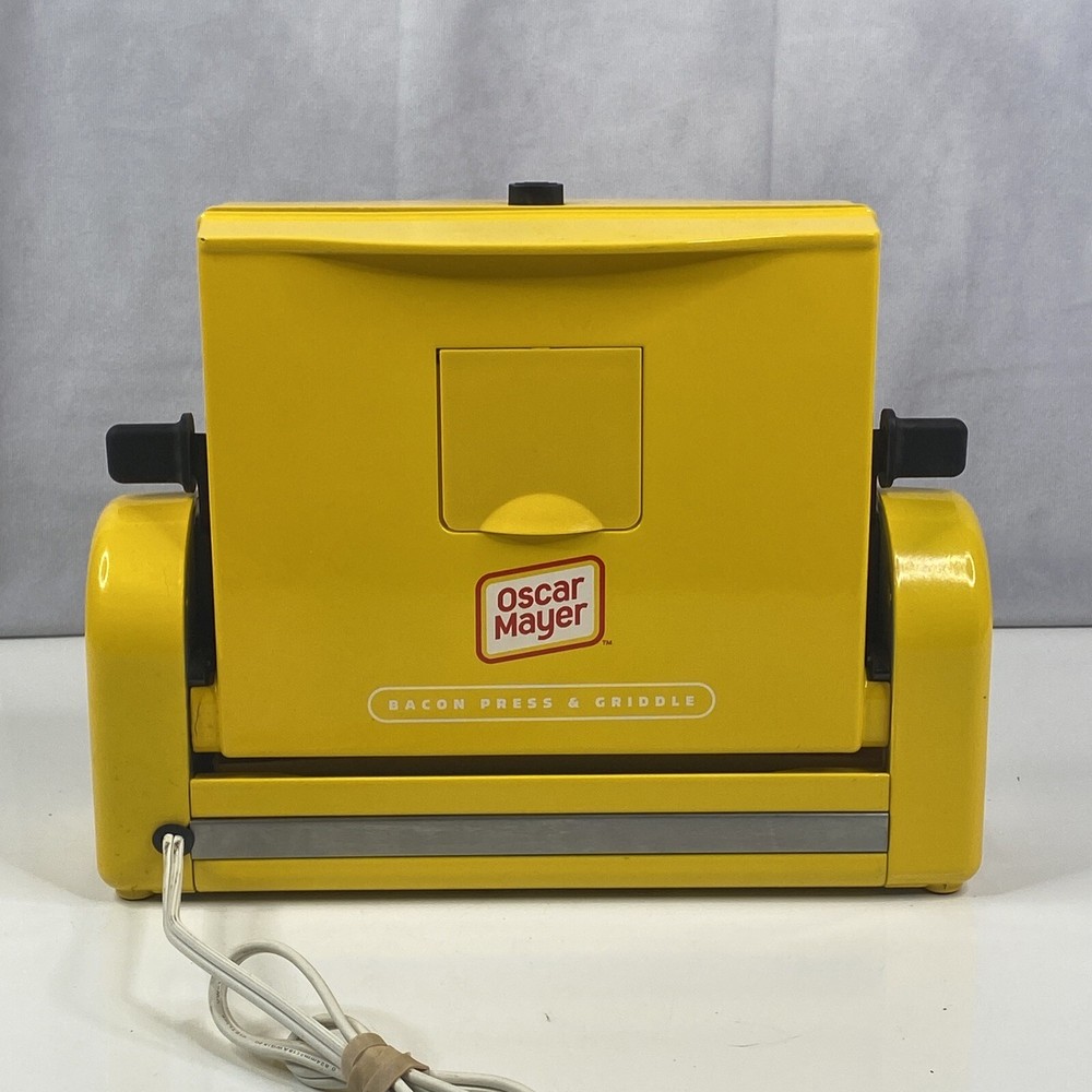 Oscar Mayer ​Yellow Bacon Press & Griddle WORKS!