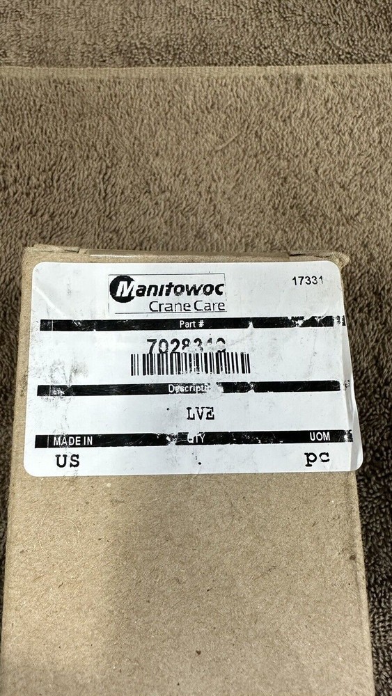 Manitowoc 7028310 Valve