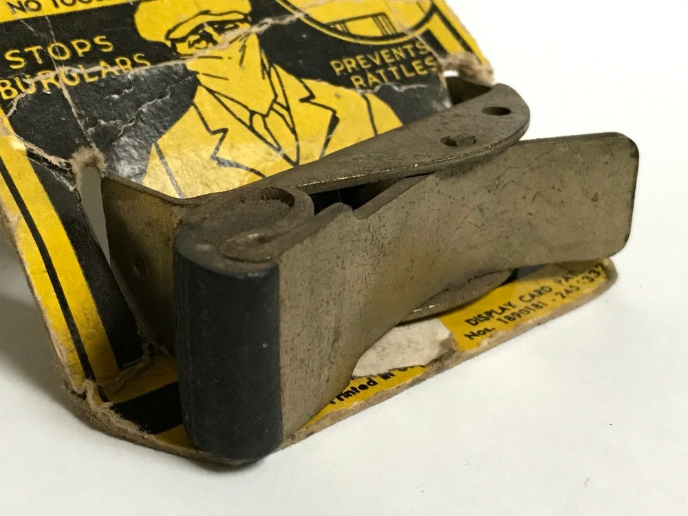 Standard Vintage Positive Window Lock - Brass - in Original Packaging - home