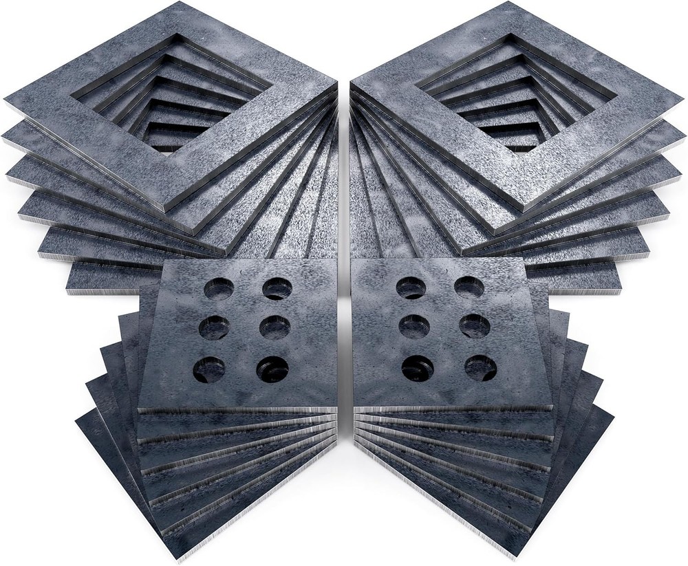 Beginner-Friendly Welding Practice Kit – 24 Steel Sheets for Unique Art Projects