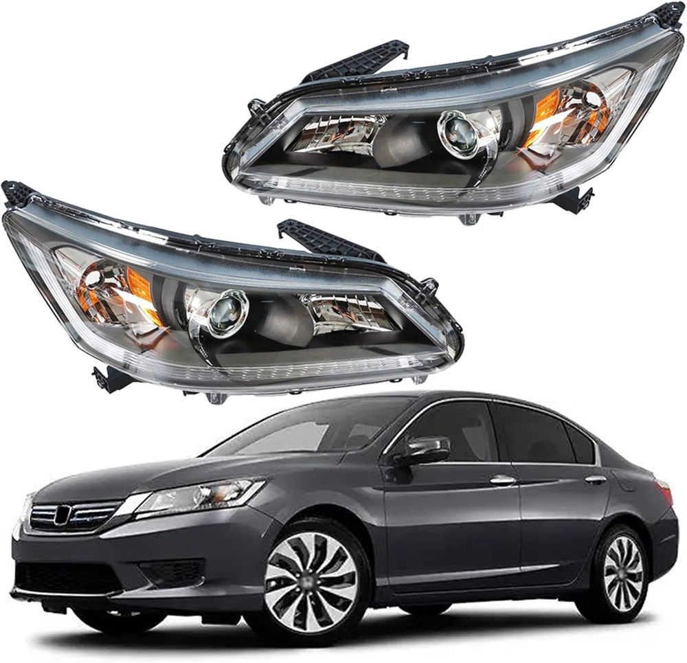 Headlight Assembly Replacement for Accord 2013 2014 2015 Headlight Assembly with