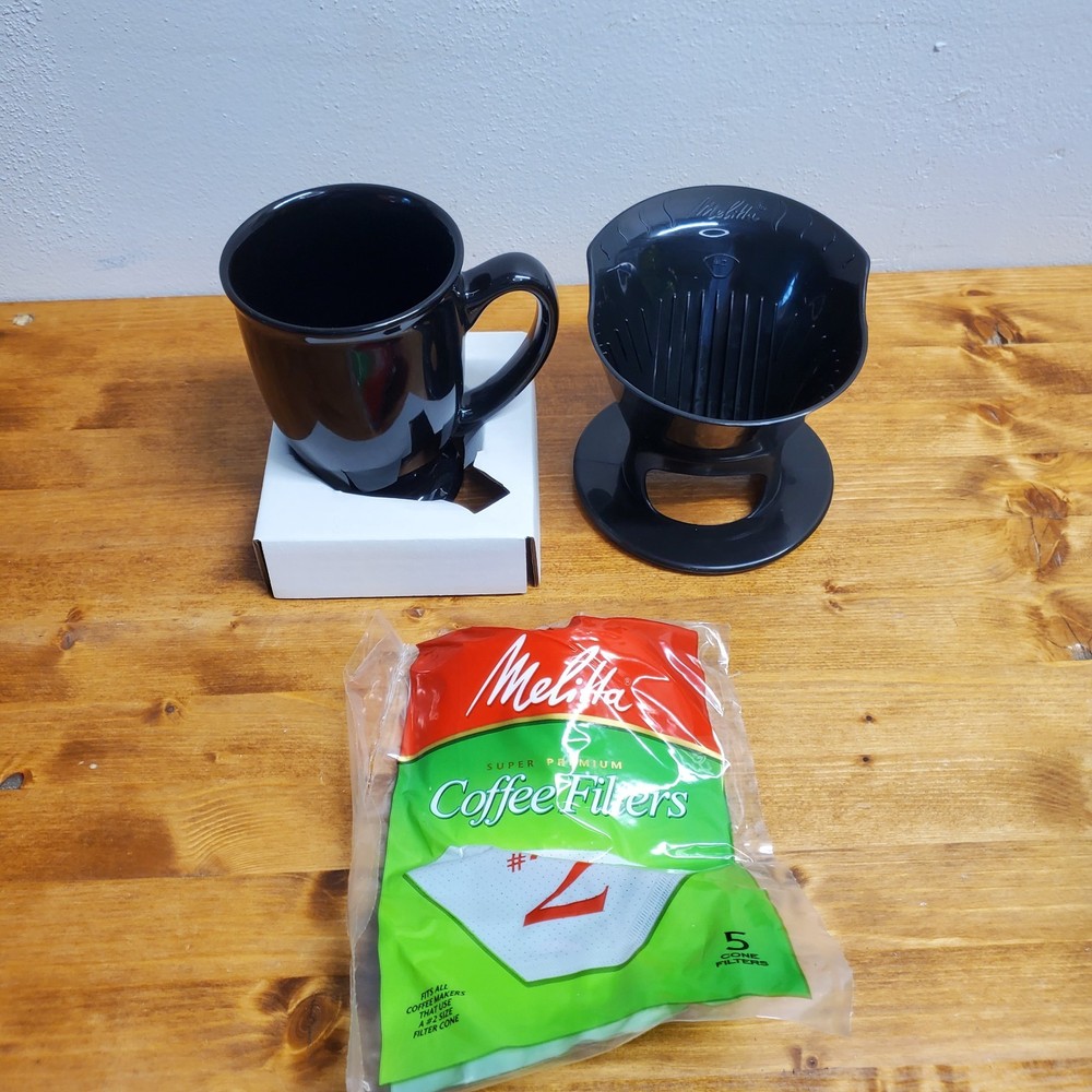 Melitta Ready Set Joe Single Cup Coffee Brewer Black
