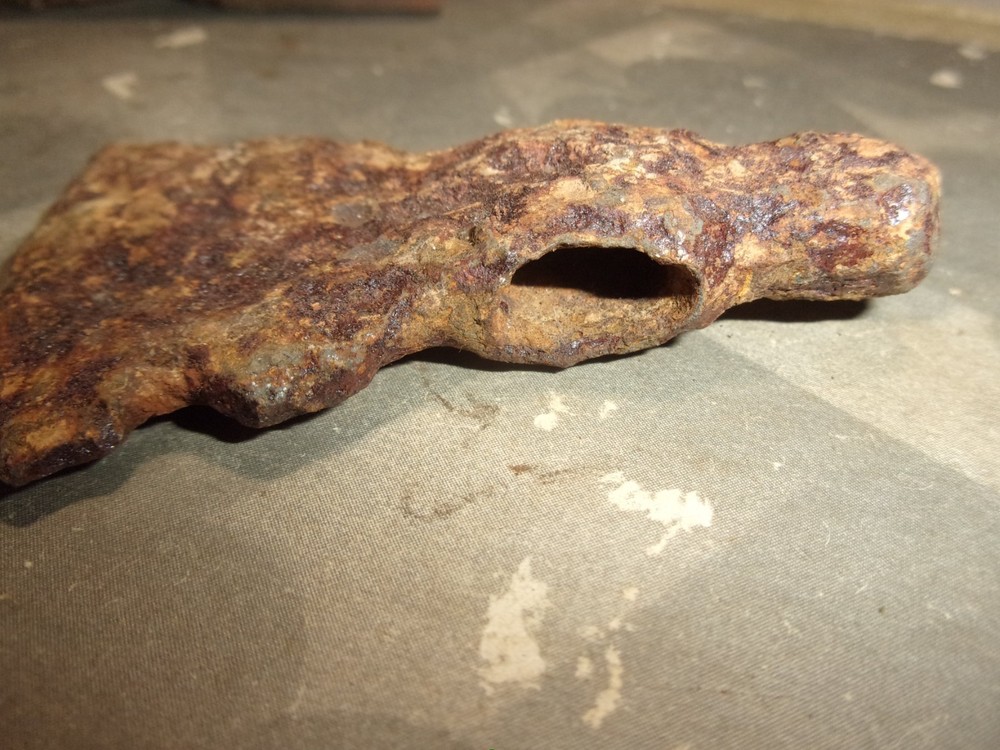 Primitive Old iron Axe Hammer head artifact
