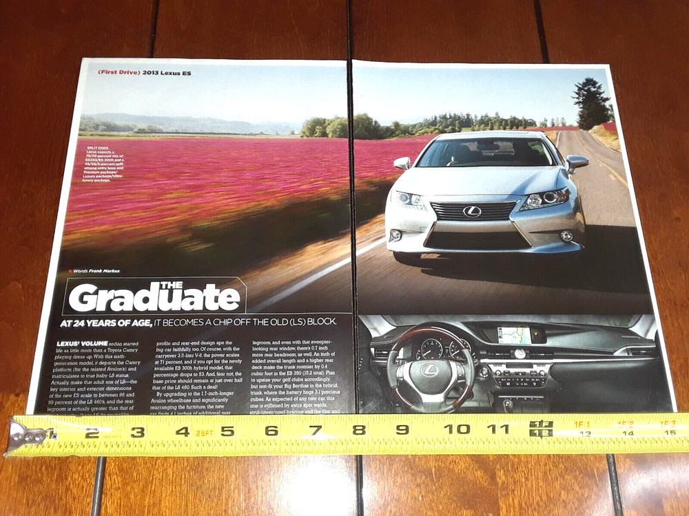 2013 LEXUS ES 350 ORIGINAL ARTICLE