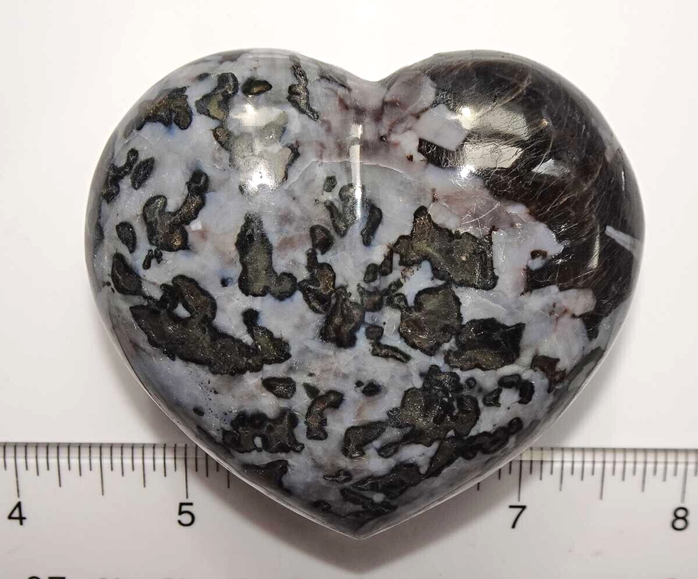 Indigo Jasper Puffy Heart sc484b