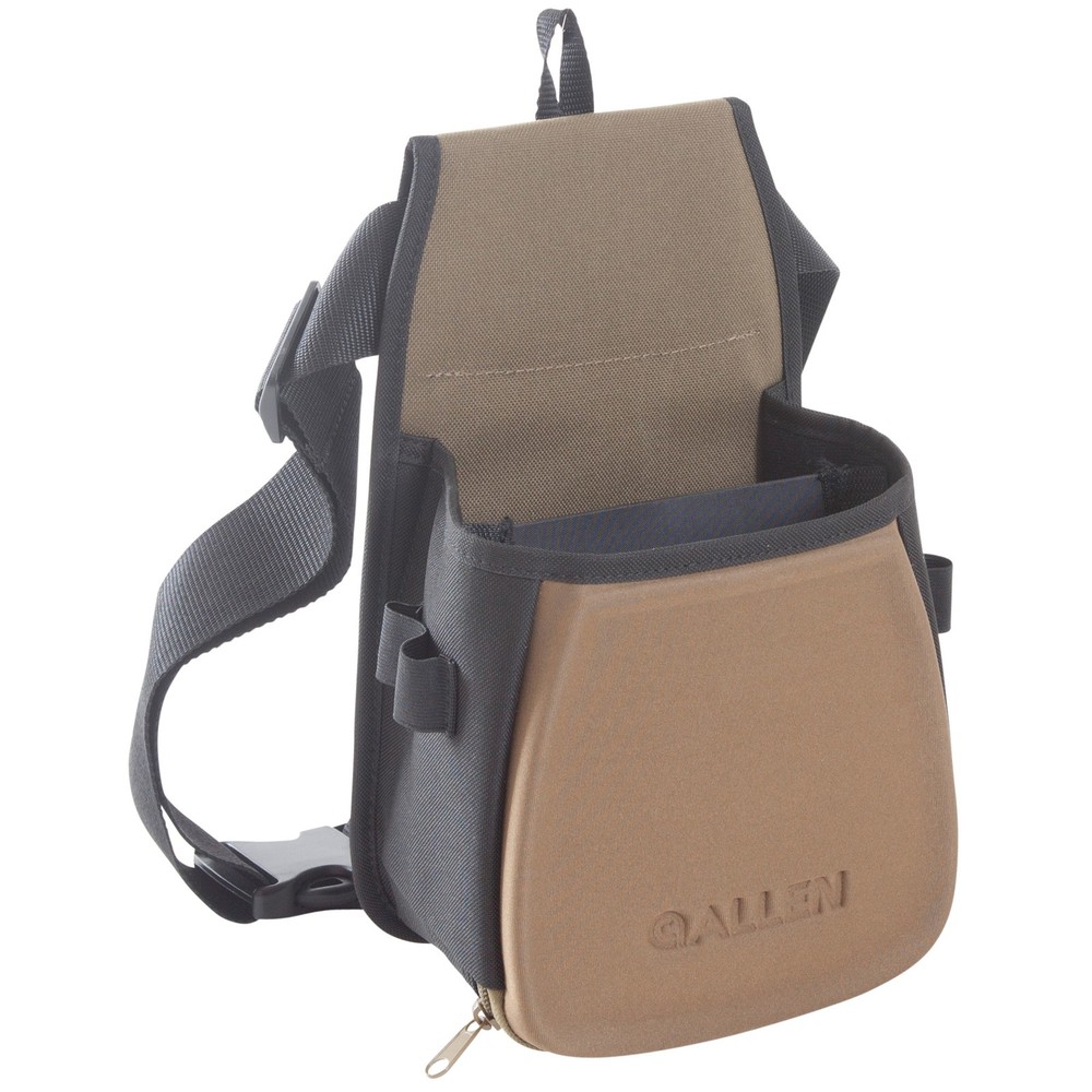 Allen Company Eliminator Basic Double Compartment Shooting Bag, Black/Coffee/C
