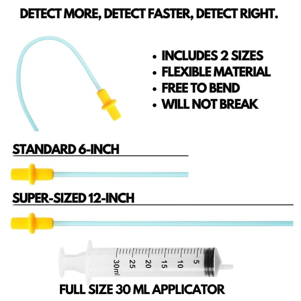 Professional Pool Leak Detection Kit + 2 Precision Dispensing Applicators wit...