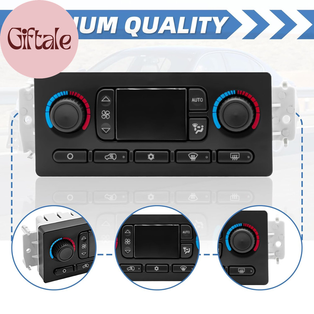 599-211XD A/C Heater Climate Control Module Panel Switch for 02-09 Chevy Silvera