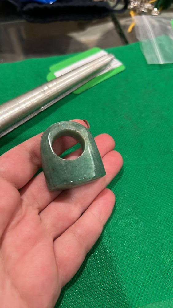 green aventurine ring