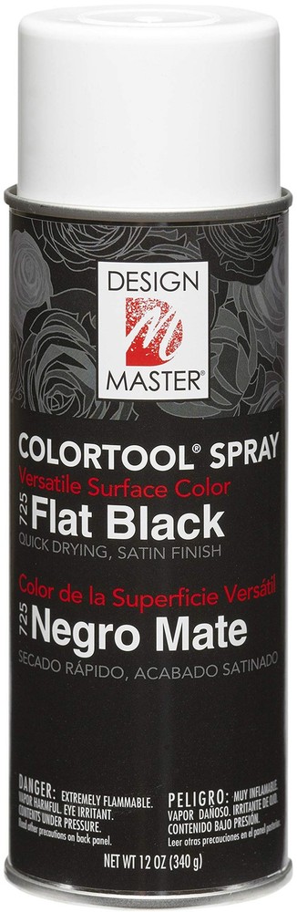 725 Flat Black Colortool Spray