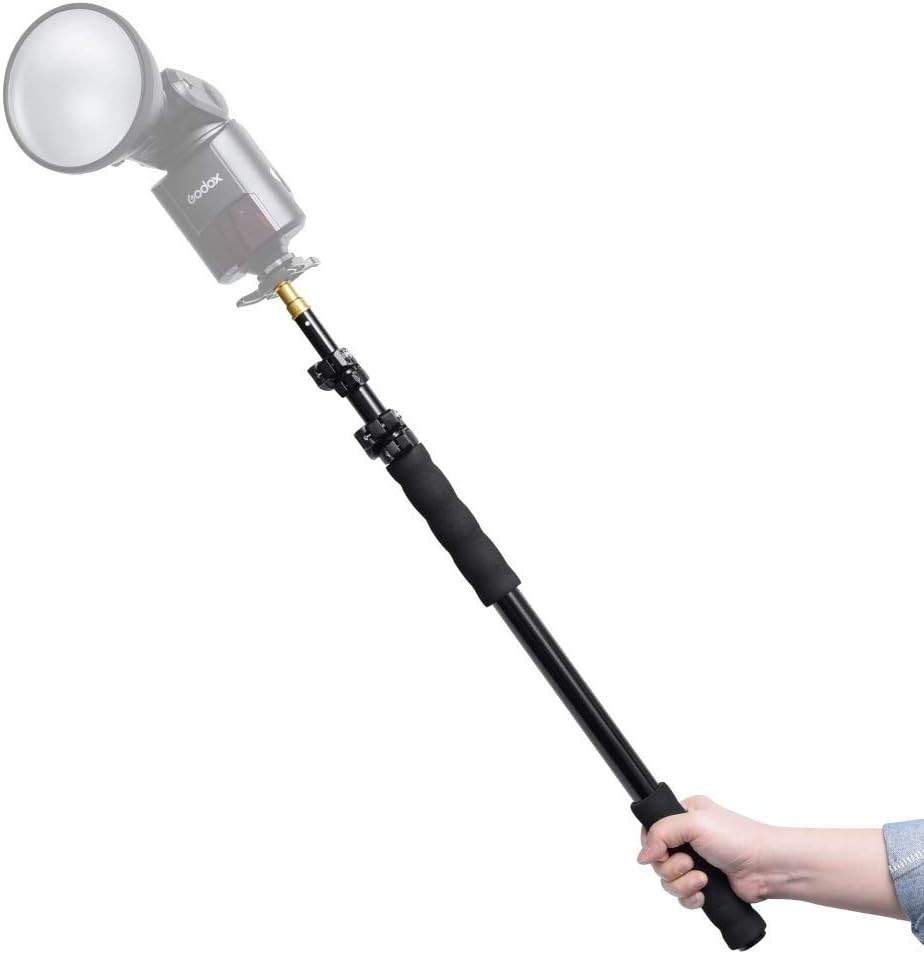 62" 158cm Handheld Portable Light Stand Pole Telescoping for Studio LED Panel...