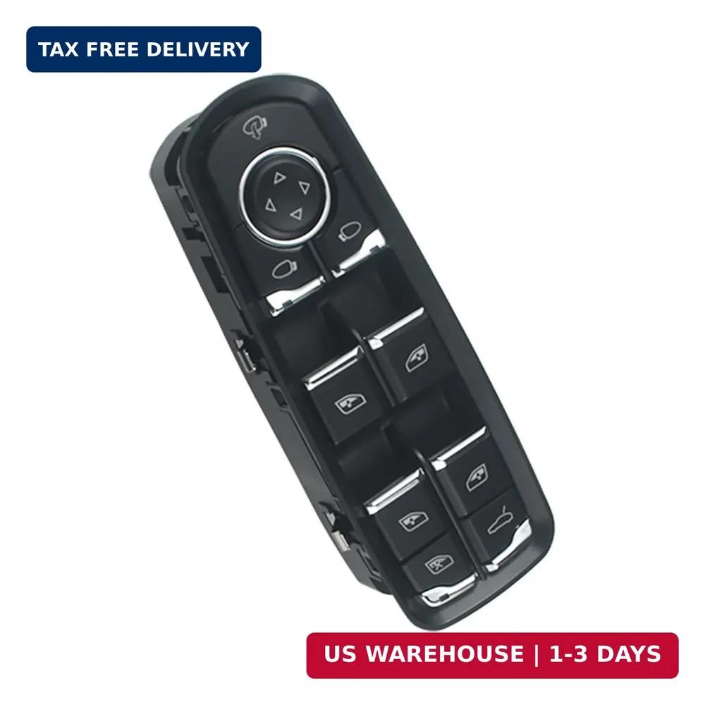 Master Power Window Switch fits Cayenne Panamera Macan 2011-2016, Driver Side Ma
