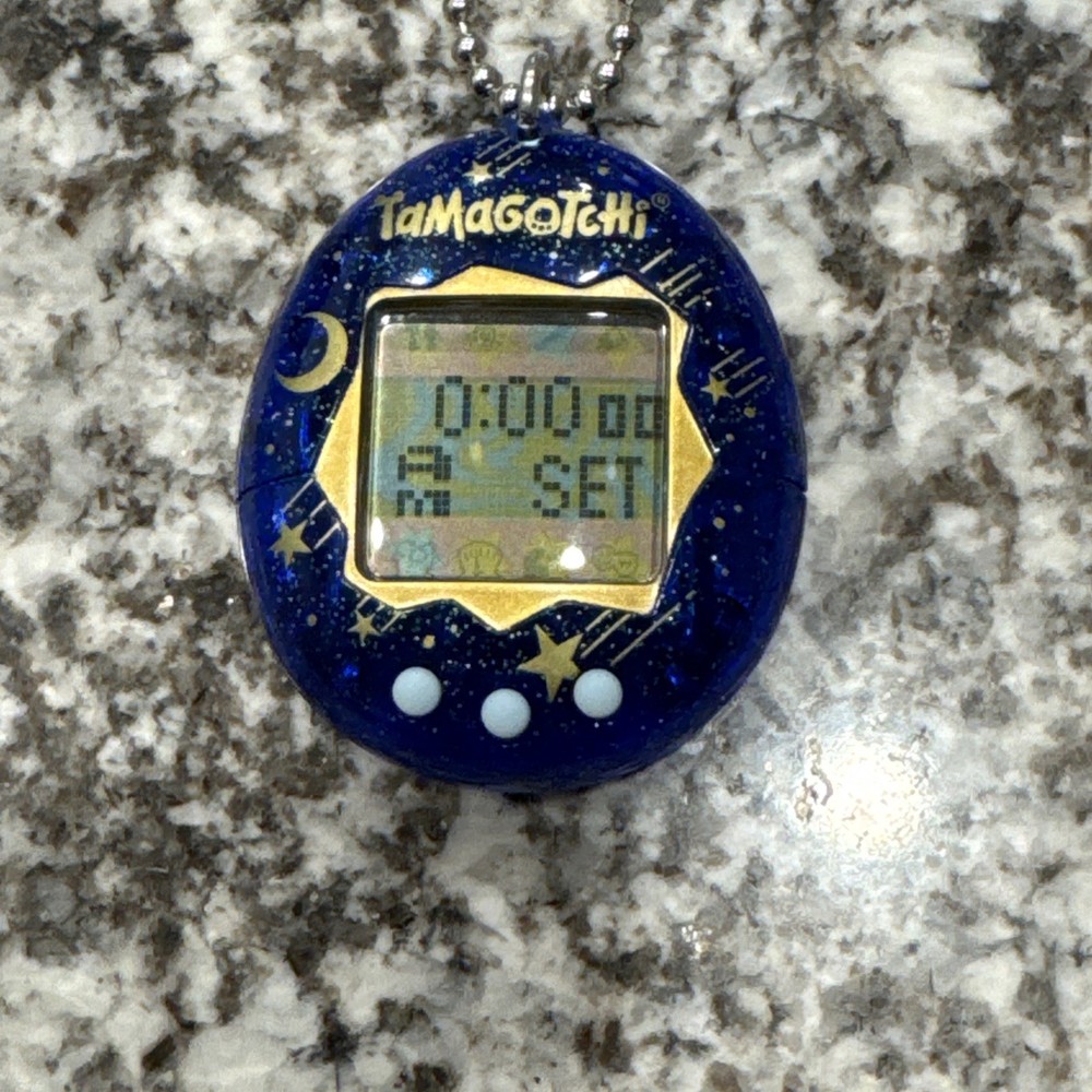 Tamagotchi Starry Shower Digital Pet Generation 2 Clean Tested Working