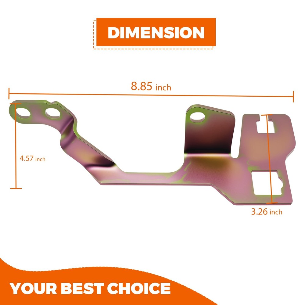 Upgraded Throttle & Kickdown Cable Bracket –Compatible with Edelbrock Perform...