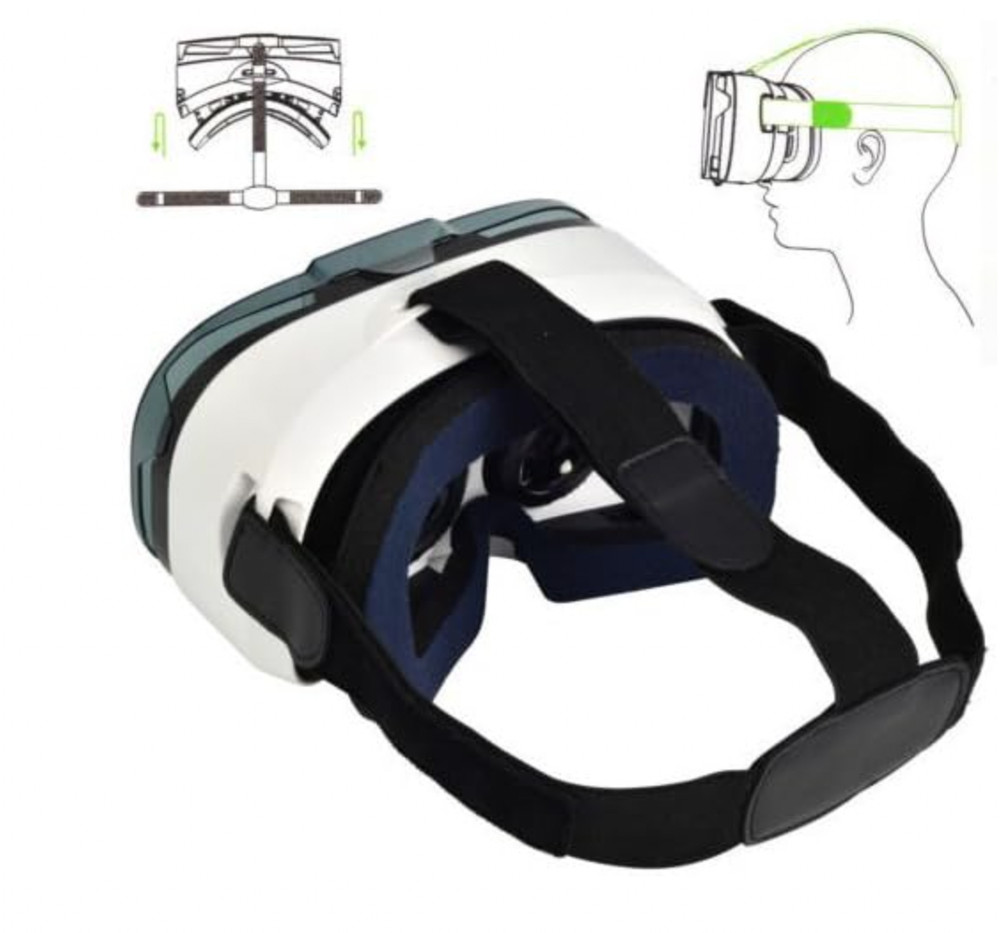 NIB 3D VR Headset Virtual Reality Glasses and Wireless Bluetooth Controller