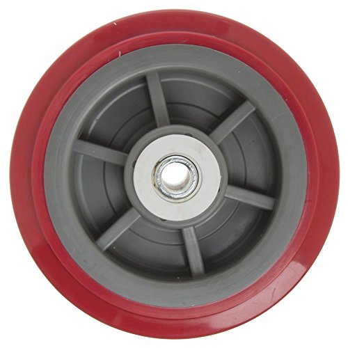 HUBERT® Replacement Wheel Red Polyurethane - 6" Dia