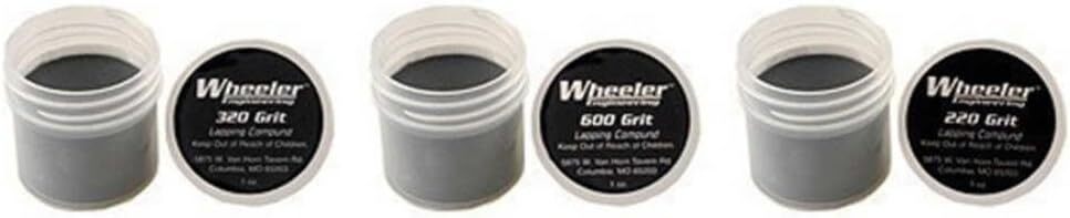 Wheeler Bore Lapping Compound with Three Abrasive One Size, black, white