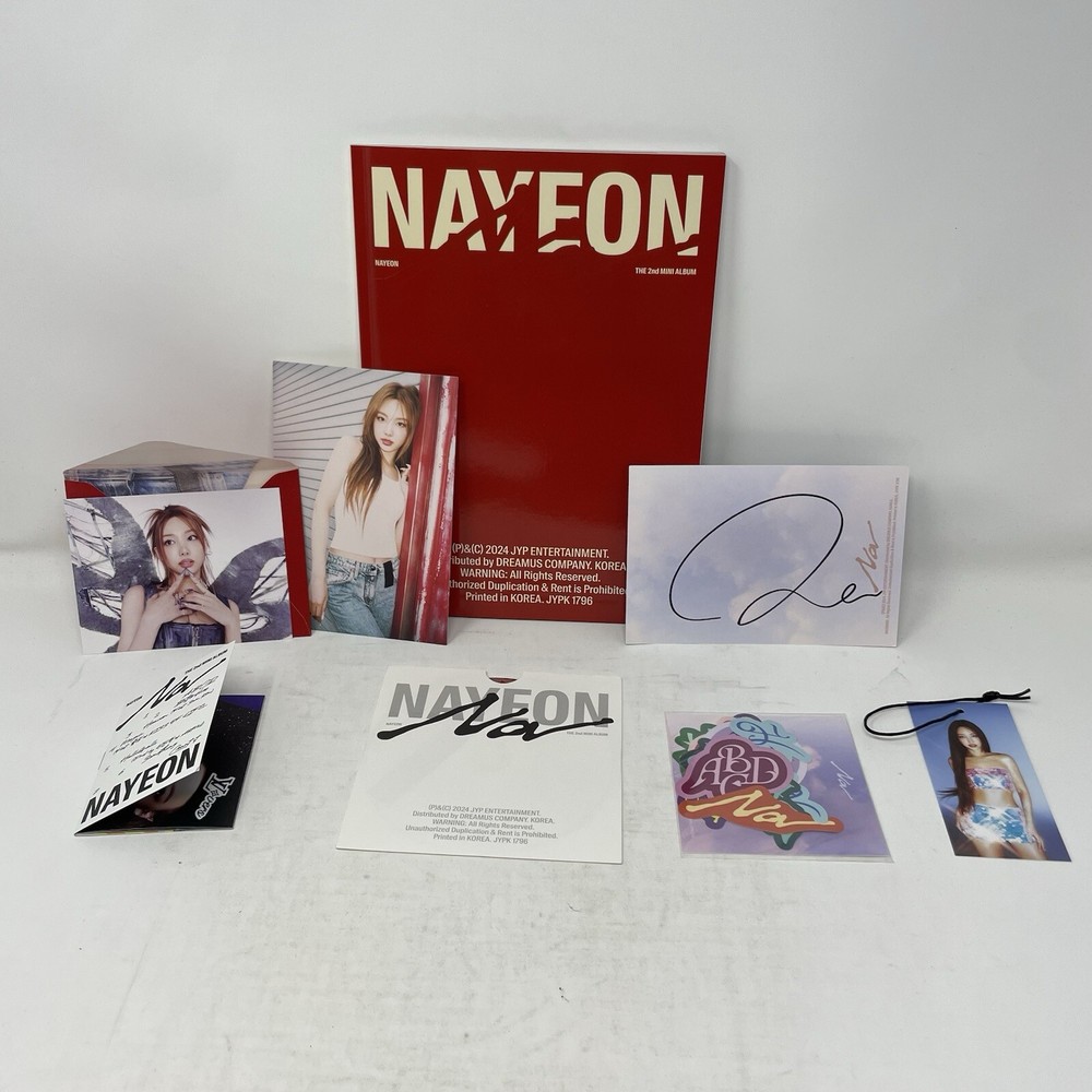 Twice Nayeon 2nd Mini Album 'Na' C Version (Red) - SIGNED Insert - SHIPS TODAY