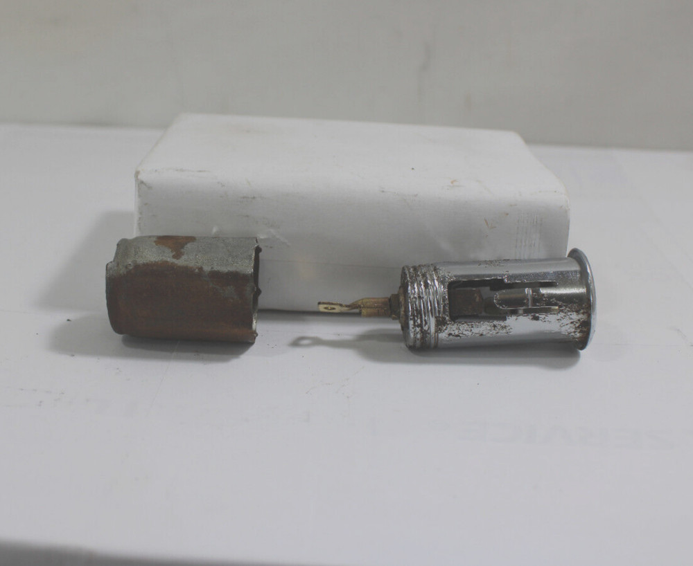 1955 DODGE CORONET CIGARETTE CHROME LIGHTER ASSEMBLY KNOB & BEZEL