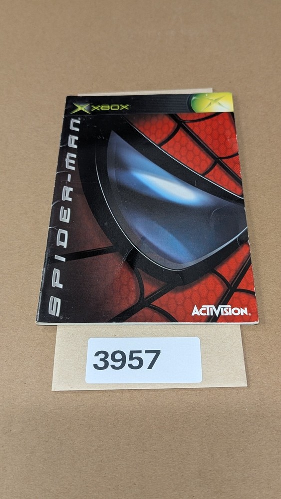 Spider-Man - Xbox - Manual Only **NO GAME!