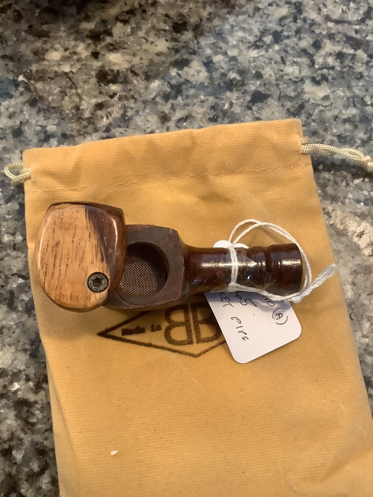 Pocket Pipe - Handmade, Lidded - - Cocobolo
