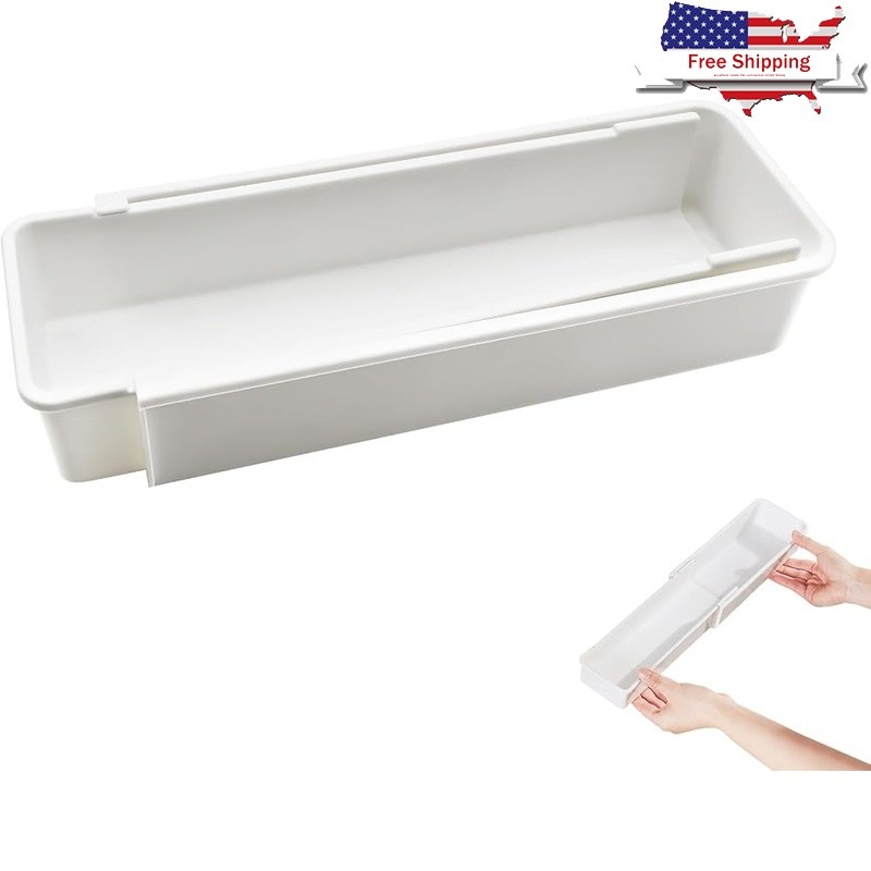 Adjustable Drawer Organizer W/ Double Layer Design Kitchen Bathroom Office New