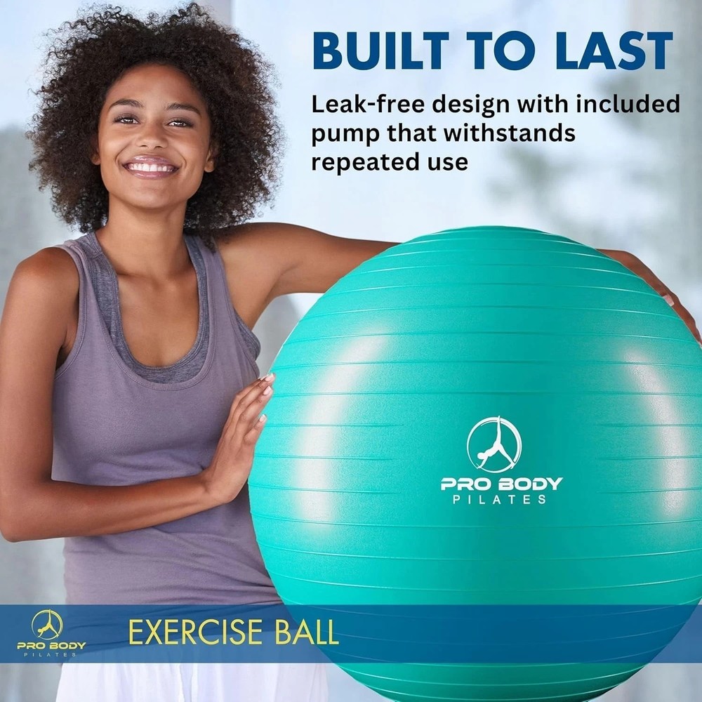 Anti-Burst Stability Ball for Core Strength, Flexibility and Physical Therapy