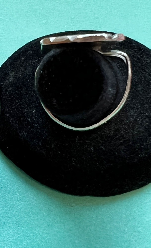 Vintage Navajo Silver Ring Size 5 Signed Sunburst Design