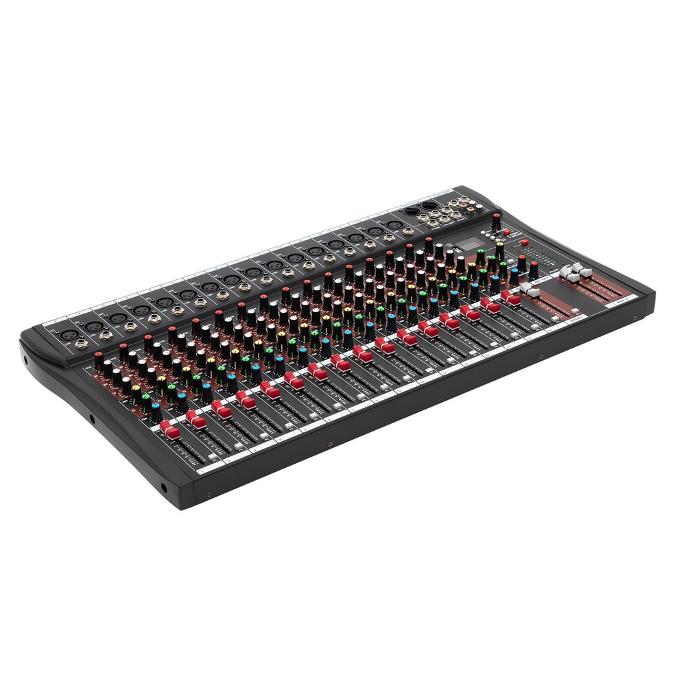 16-Channel Professional Mixer with Bluetooth, DSP & USB Connectivity