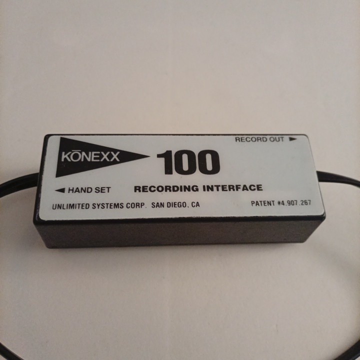 Konexx 100 Recording Interface - VGC -