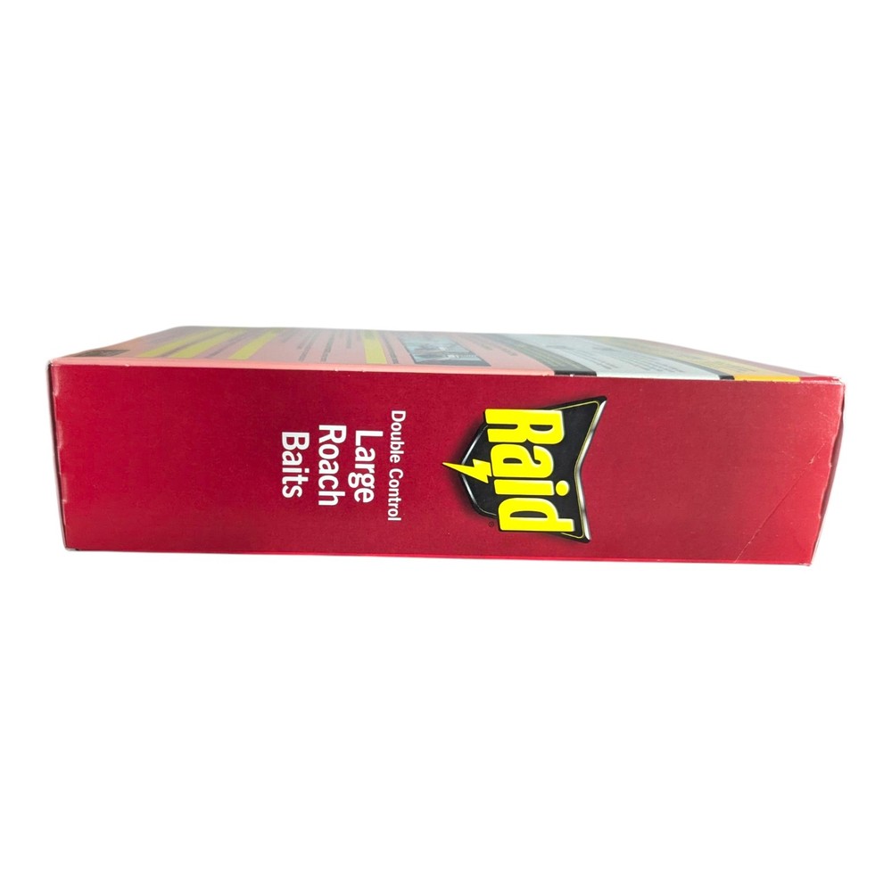 RAID Double Control Large Roach Baits 8 Count Defense System Kills For 3 Months