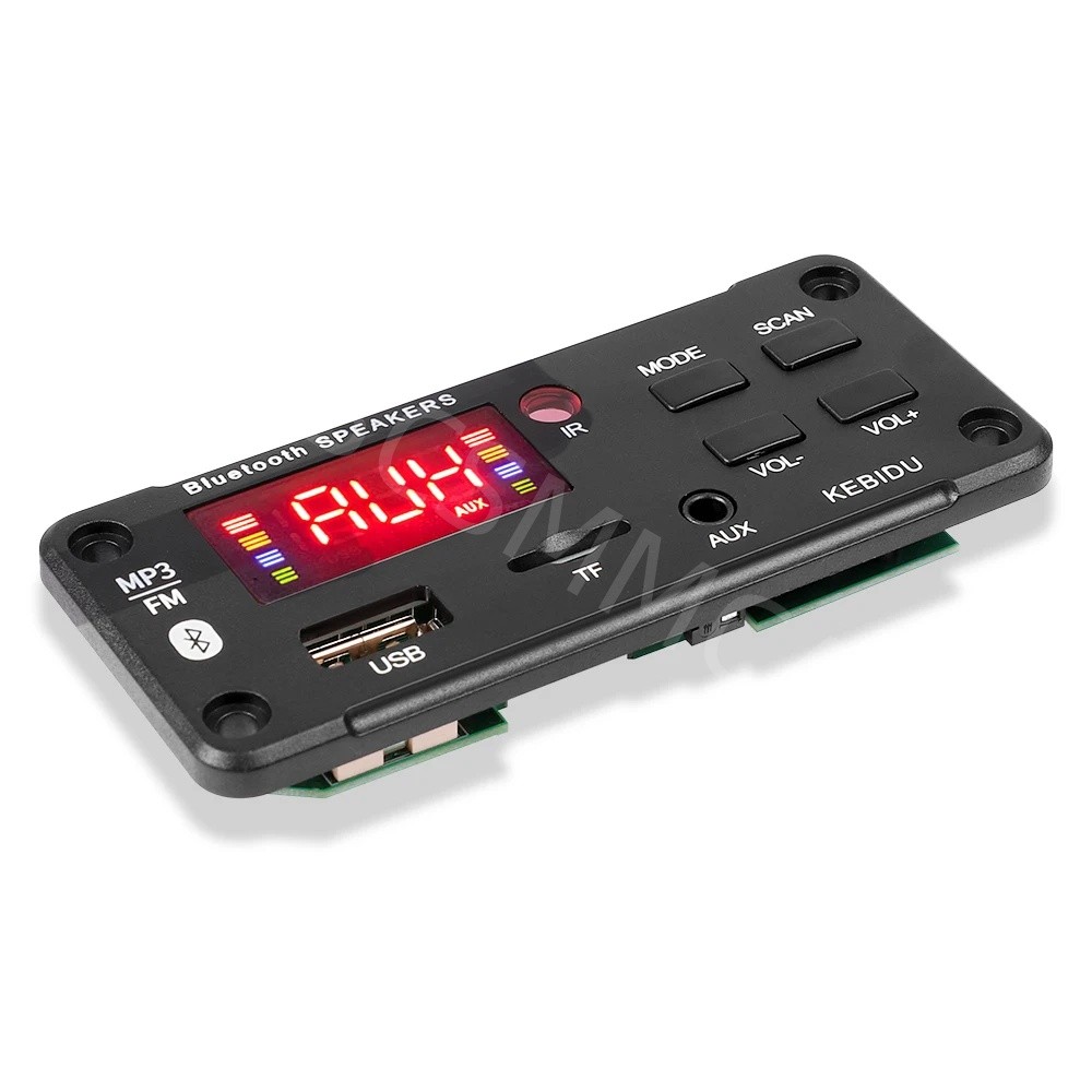 50W Car FM Radio Module Bluetooth Speaker MP3 Decoder Board USB TF FM Player