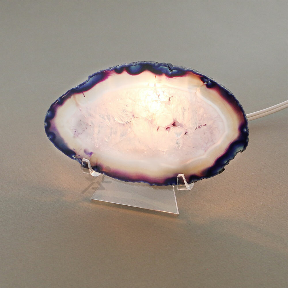 Acrylic Lighted Display Stand Cradle 3" High Back-lit Display