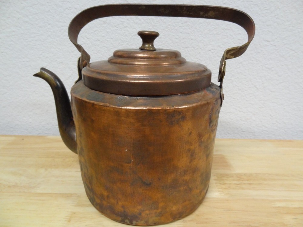 VINTAGE RUSSIAN COPPER POT KETTLE