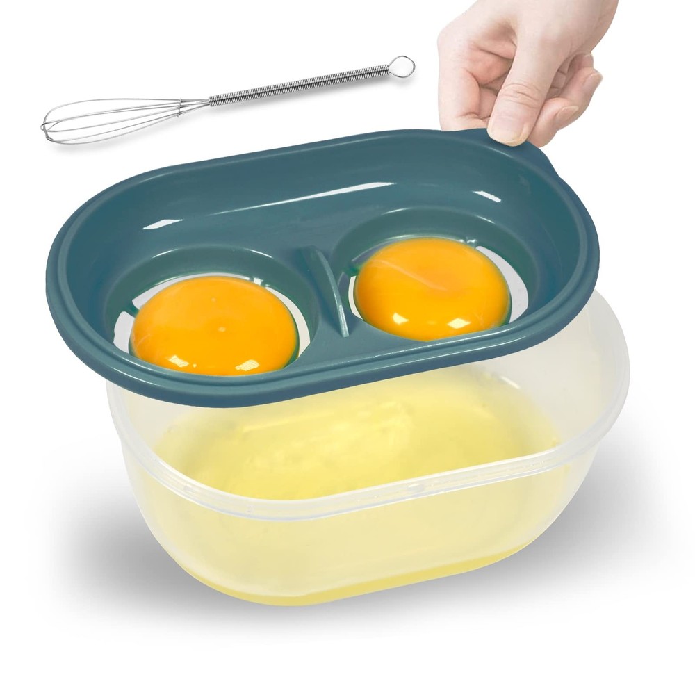 Egg White Separator with Beater, for Raw One Size, Blue