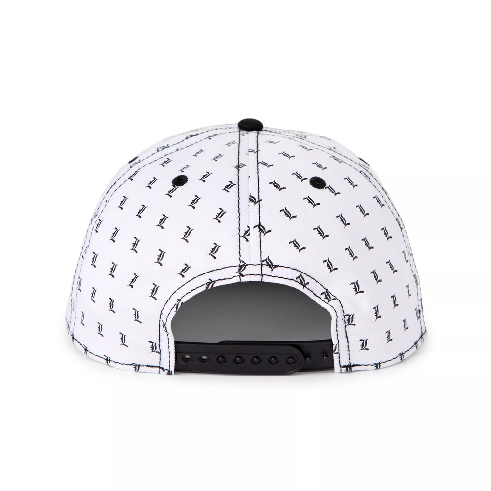 Death Note Black and White Snapback Hat