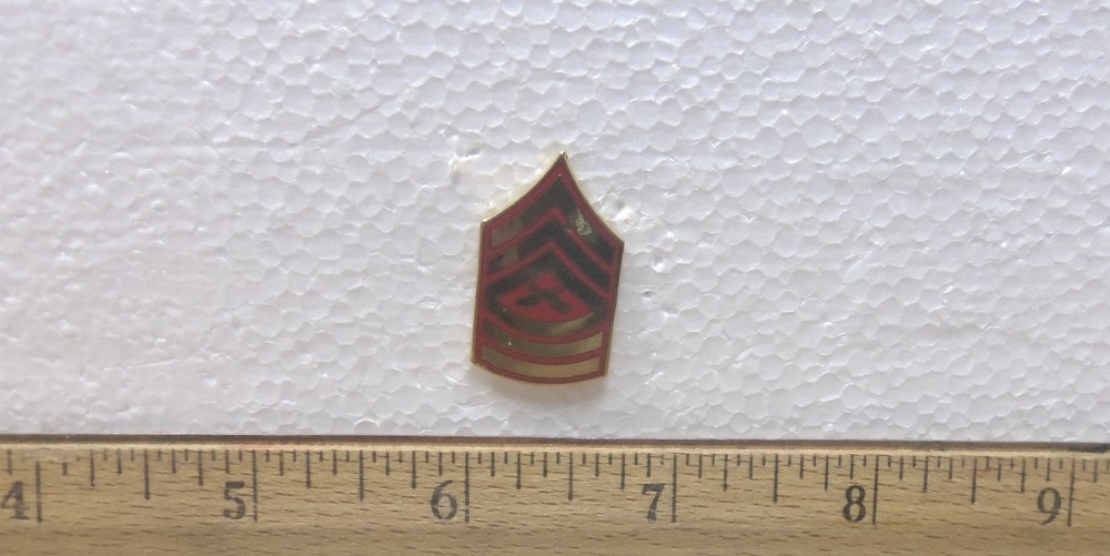 US Marine Corps - MSgt Chevron Pin