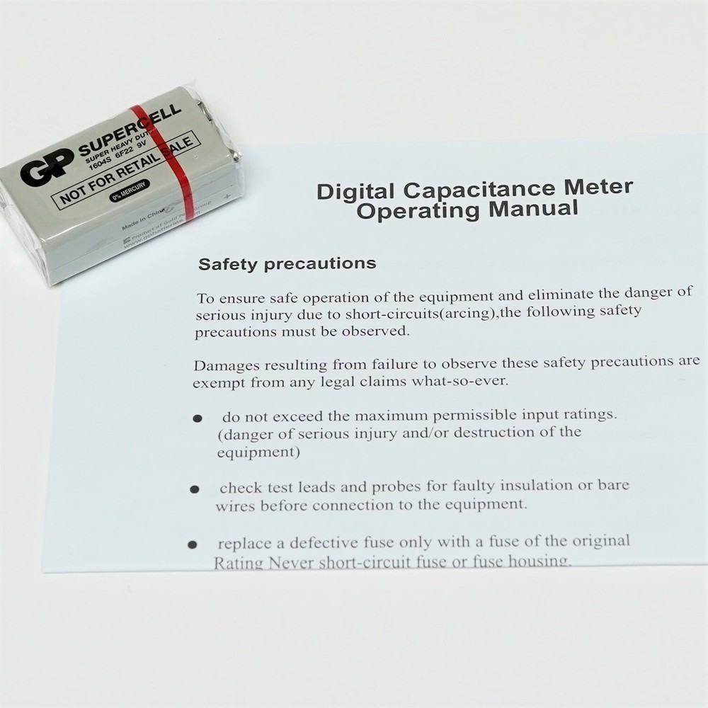 CT1 Digital Capacitor Test Tester Meter 2 - 2000 mfd's