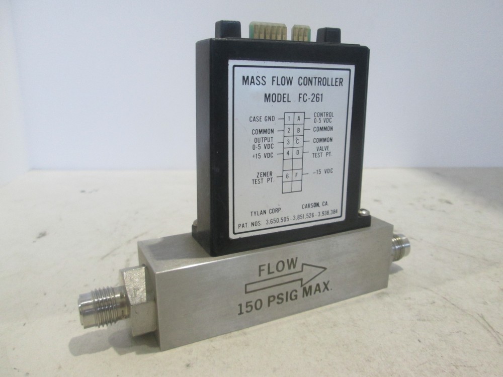 Tylan, FC-261, Mass Flow Controller, 20 SLPM, AR, Used