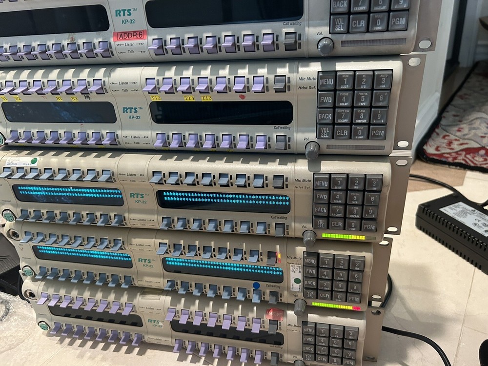 RTS Kp-32 intercom key panel with power adapter, microphone -- 1 unit price