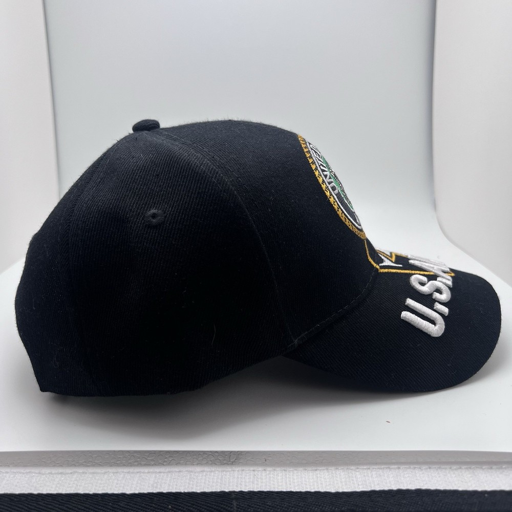 Ruffin Flag Co US Army Black Adjustable Strapback Trucker Hat Baseball Cap