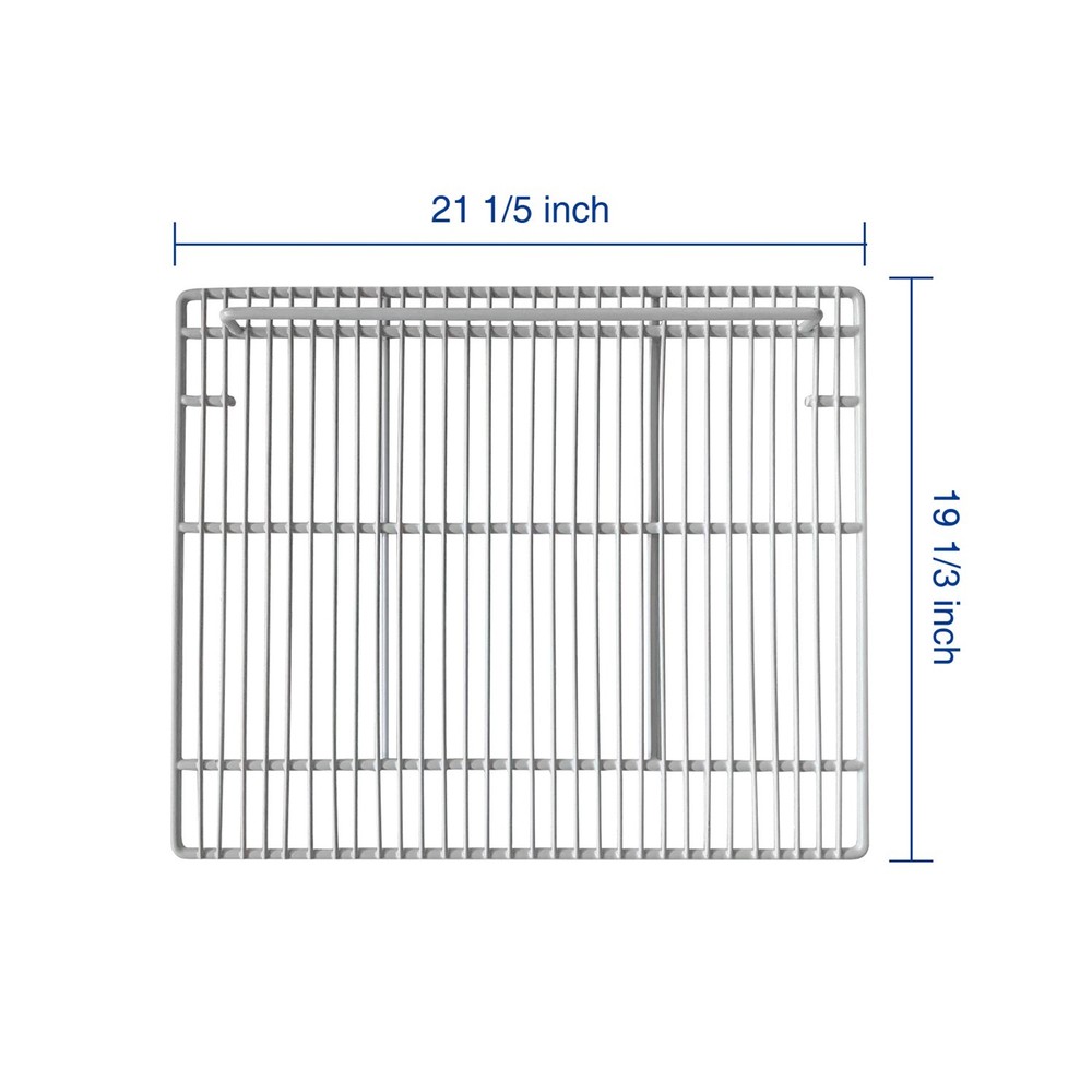Replacement type three-piece shelf for commercial Freezer and Refrigerator