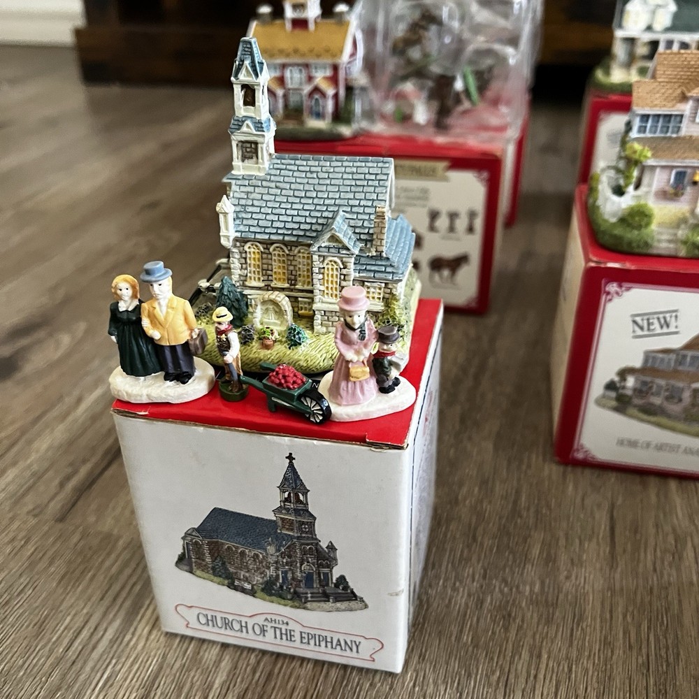 LIBERTY FALLS Collection 11 Boxes Mini Figures & Pweters Bundle