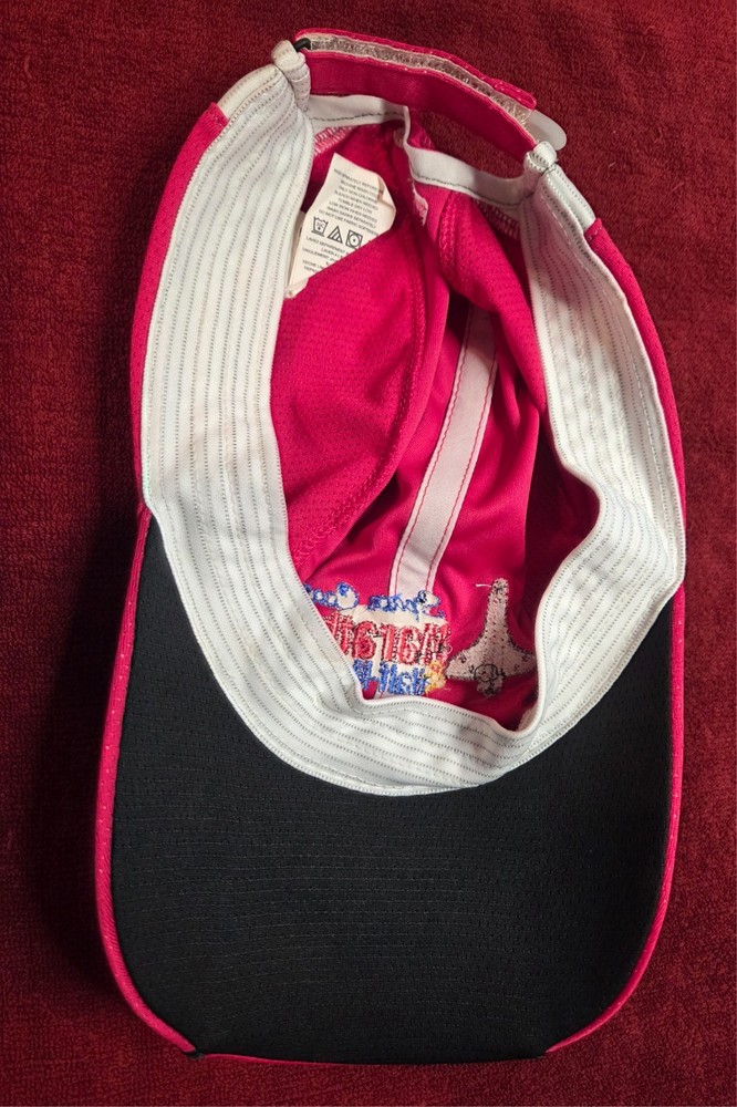 Brooks Space Coast Marathon Running Lightweight Packable Hat Adjustable Cap Red