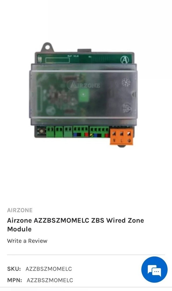 AIRZONE AZZBSZMMELC ZONE MODULE NEW
