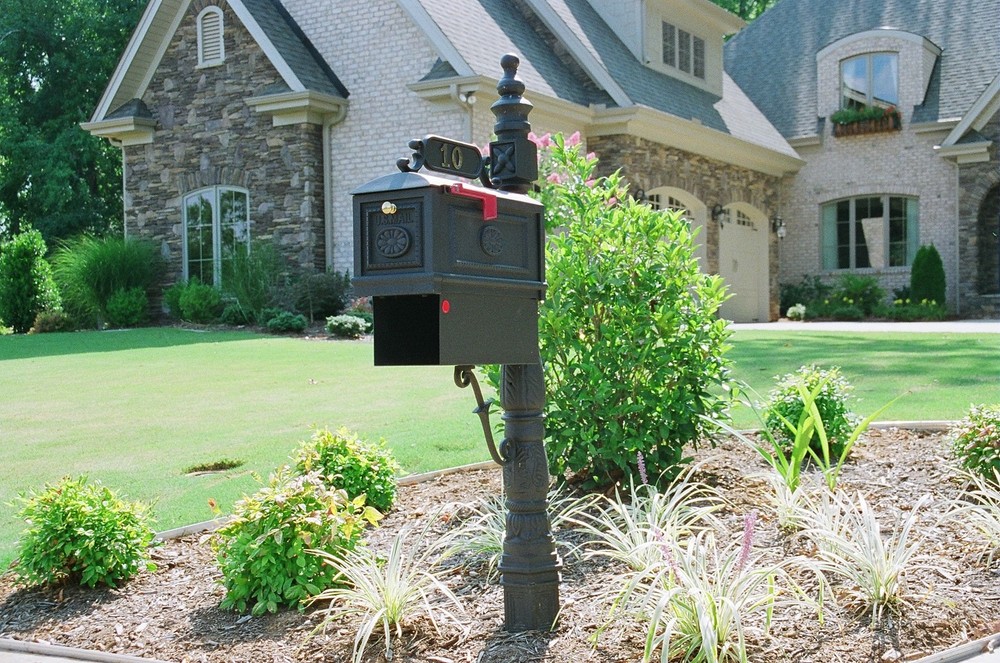 Better Box Mailbox with Paper Box - Black - Decorative Cast Aluminum Mailboxes
